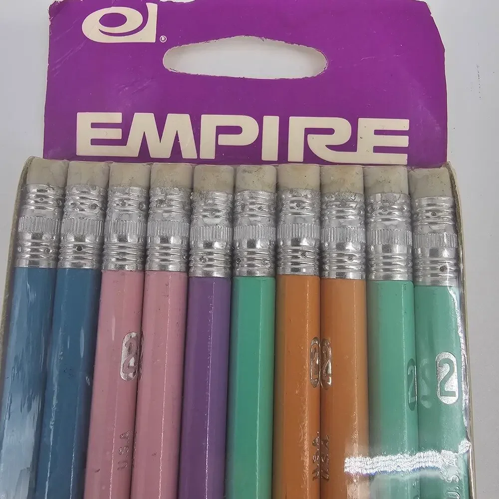 Vintage 80s Collectible Pastel Writers No 2 Pencils SEALED DEADSTOCK (20 total)